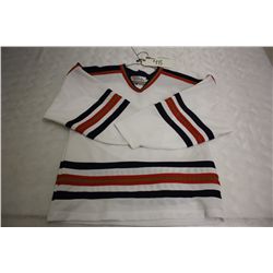 LOT OF 160 WHITE EDMONTON JERSIES