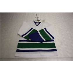 LOT OF 116 WHITE  VANCOUVER JERSIES
