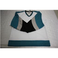 LOT OF 124 WHITE SAN JOSE JERSIES
