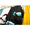 Image 2 : LOT OF 48 BLACK/TEAL MESH JERSIES