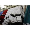 Image 2 : LOT OF 93 WHITE/BLACK MESH JERSIES