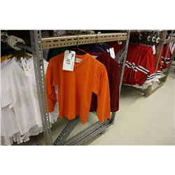 BAY OF PRACTICE JERSIES INC: 60 ORANGE, 102 BURGANDY. 162 TOTAL
