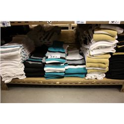 SHELF LOAD OF HOCKEY SOCKS; ONE PRICE FOR ENTIRE SHELF.