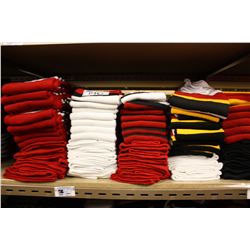 SHELF LOAD OF HOCKEY SOCKS; ONE PRICE FOR ENTIRE SHELF.