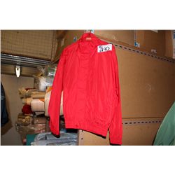 LOT OF RED JACKETS. 106 TOTAL