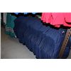 Image 2 : LOT OF QUILTED BLUE VESTS. 108 TOTAL