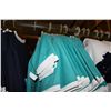 Image 2 : LOT OF 45 TEAL/WHITE JUNIOR SOCCER JERSIES