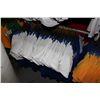 Image 2 : LOT OF 142 WHITE/BLUE JUNIOR SOCCER JERSIES