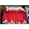 Image 2 : LOT OF 62 RED/WHITE JUNIOR SOCCER JERSIES