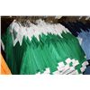 Image 2 : LOT OF 65 GREEN/WHITE JUNIOR SOCCER JERSIES