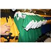 Image 2 : LOT OF 61 GREEN/WHITE JUNIOR SOCCER JERSIES