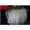 Image 2 : LOT OF 162 WHITE STRIPED SOCCER JERSIES