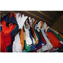 BAY OF ASSORTED SPORTSWEAR / JERSIES