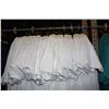 Image 2 : LOT OF 111 WHITE BASEBALL JERSIES