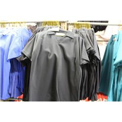 LOT OF 87 BLACK GOLF SHIRTS