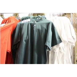 LOT OF 59 GREEN BUTTON DOWN T-SHIRT