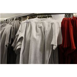 LOT OF 72 GREY BUTTON DOWN T-SHIRT