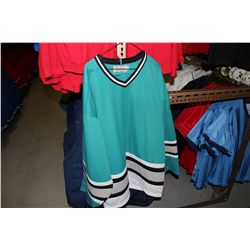 BAY OF ASSORTED HOCKEY JERSIES
