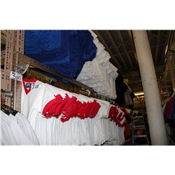 36' RUN OF 3 TIERE ROLLING CLOTHING RACK