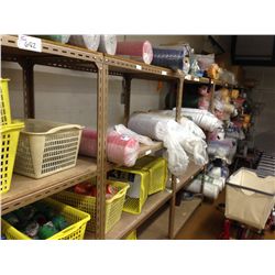 CONTENTS OF 7 BAYS OF STORAGE RACKING