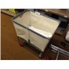 Image 2 : 12FT ALUMINUM STEP LADDER & SMALL SHOP CART