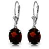 Image 1 : 14k Solid Gold 6.25ct Garnet Earrings