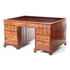 Image 1 : Georgian style mahogany partner's desk
