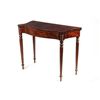 Image 1 : CARD TABLE - Sheraton period mahogany card table.