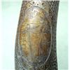 Image 2 : SCRIMSHAW MARITIME HANDCARVED HORN POWDER FLASK