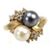 Image 1 : LADIES 14K YELLOW GOLD PEARL RING