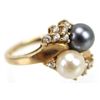 Image 2 : LADIES 14K YELLOW GOLD PEARL RING