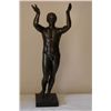 Image 1 : Large Bronze Figure of the Berlin Adorante c 1900