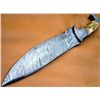 Image 4 : Huge Custom Made Damascus Steel Bowie Knife