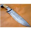 Image 6 : Huge Custom Made Damascus Steel Bowie Knife