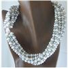 Image 1 : Freshwater Multistrand Pearl Necklace