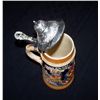 Image 4 : Vintage GERZ Ceramic with Pewter Lid Beer Stein