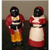 Image 1 : CAST IRON BLACK AUNT & MOSE PAPERWEIGHT