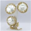 Image 2 : Sarah Conventry Baroque Pearl Brooch Earring Set