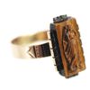 Image 2 : 14K YELLOW GOLD LADIES ART NOUVEAU FIGURAL RING