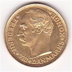 Denmark 10 kroner gold (Date of our choice)