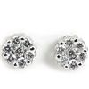 Image 1 : Genuine  1.05 ctw Diamond Earring 18KT White  Gold