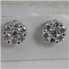 Image 2 : Genuine  1.05 ctw Diamond Earring 18KT White  Gold