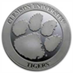 1 oz Clemson University Silver Round .999 Fine