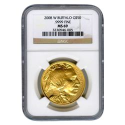 Certified Uncirculated Gold Buffalo One Ounce MS69 NGC