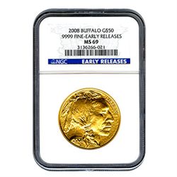 Certified Uncirculated Gold Buffalo MS69 Early Release