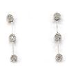 Image 1 : Genuine 0.66 ctw Diamond 3 Raw Flower Earring 14k