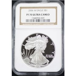 2006-W Silver Eagle NGC PF 70 Ultra Cameo