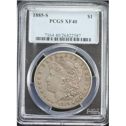 1885-S Morgan PCGS XF40