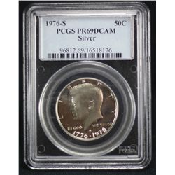 1976 Kennedy - SILVER PCGS PR69DCAM