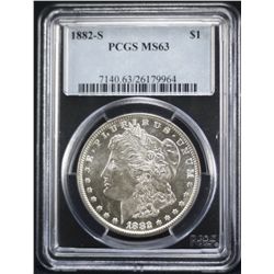 1882-S Morgan PCGS MS63